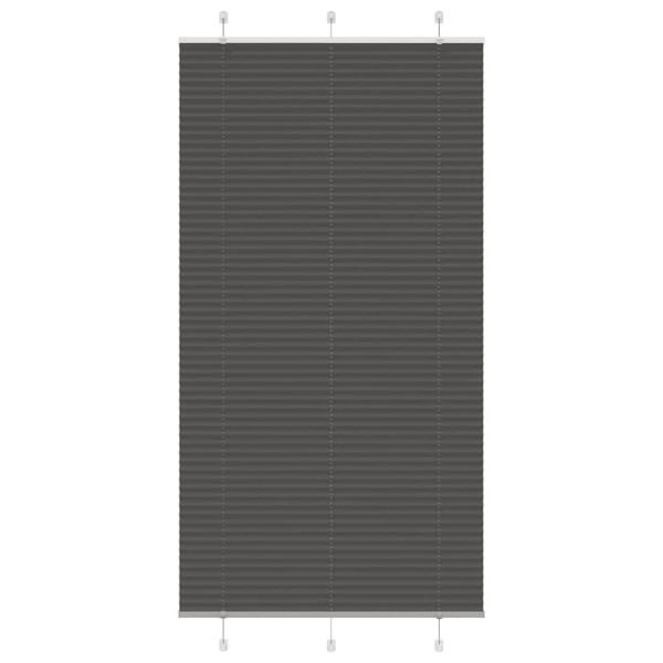 Estor Plisado negro 110x200 cm Tela Ancho 109.4 cm Poliéster D