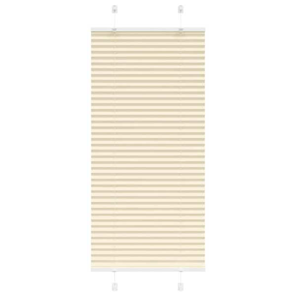 Estor Plisado crema 65x100 cm Tela Ancho 64.4 cm Poliéster D