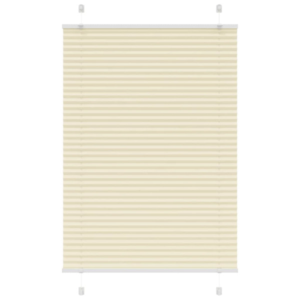 Estor Plisado crema 100x100 cm Tela Ancho 99.4 cm Poliéster D