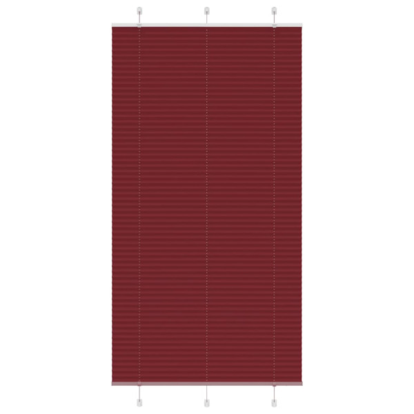 Estor Plisado rojo burdeos 80x200 cm Tela Ancho 109.4 cm D