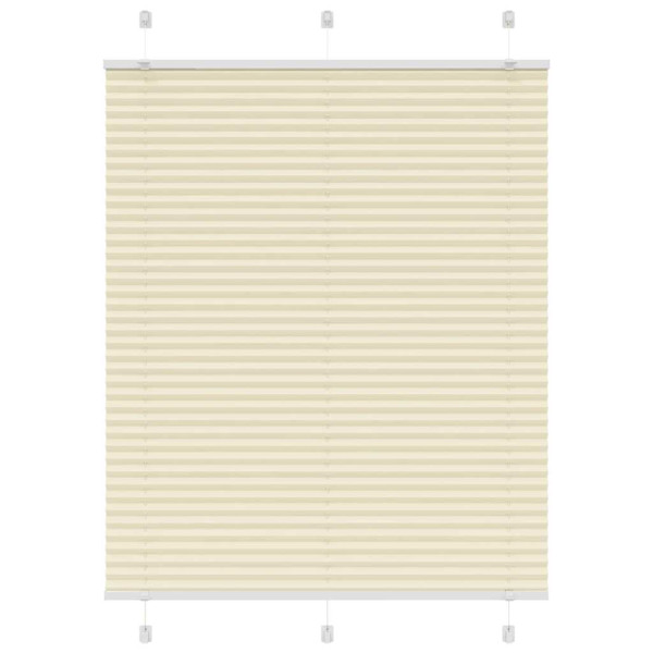 Estor Plisado crema 110x150 cm Tela Ancho 109.4 cm Poliéster D