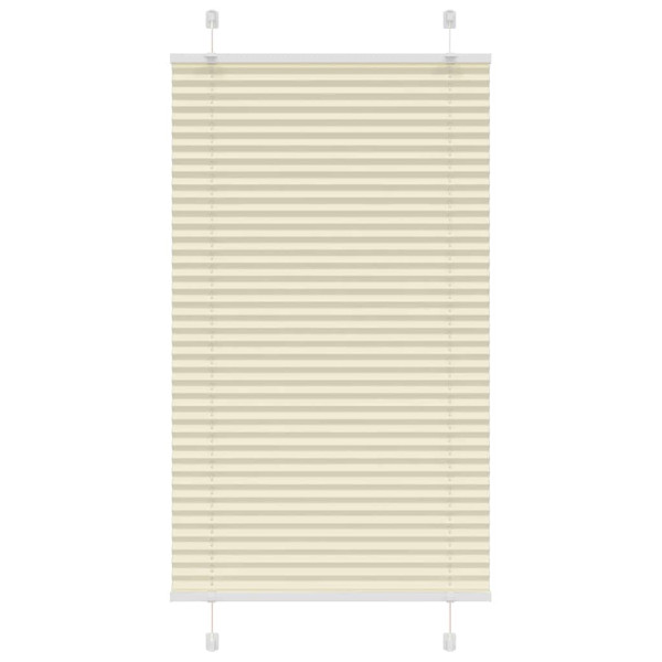 Estor Plisado crema 75x150 cm Tela Ancho 74.4 cm Poliéster D