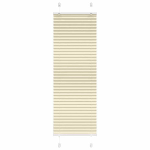Estor Plisado crema 45x150 cm Tela Ancho 44.4 cm Poliéster D