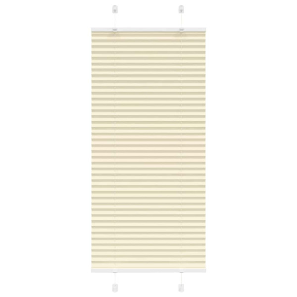 Estor Plisado crema 55x150 cm Tela Ancho 54.4 cm Poliéster D