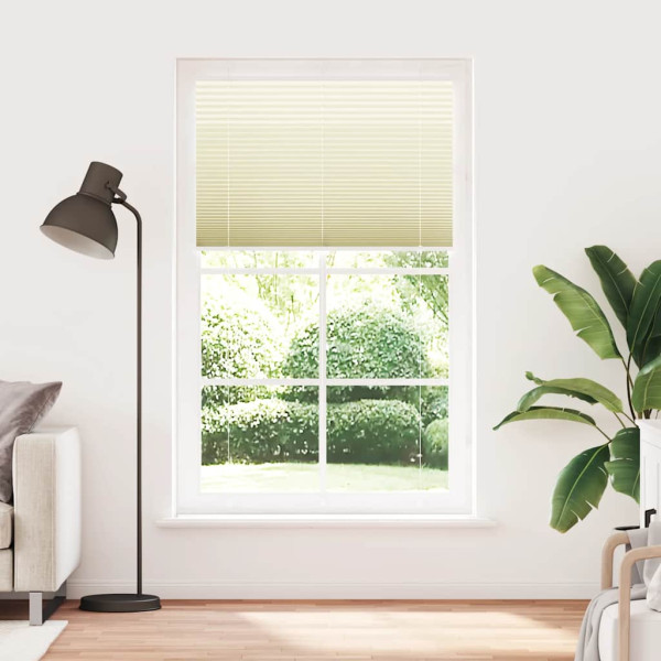 Estor Plisado crema 115x200 cm Tela Ancho 114.4 cm Poliéster M 2