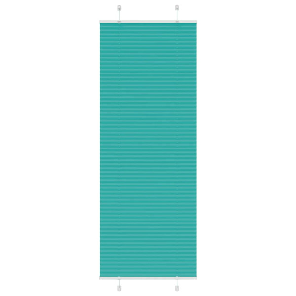 Estor Plisado verde petróleo 75x200 cm Tela Ancho 74.4 cm D