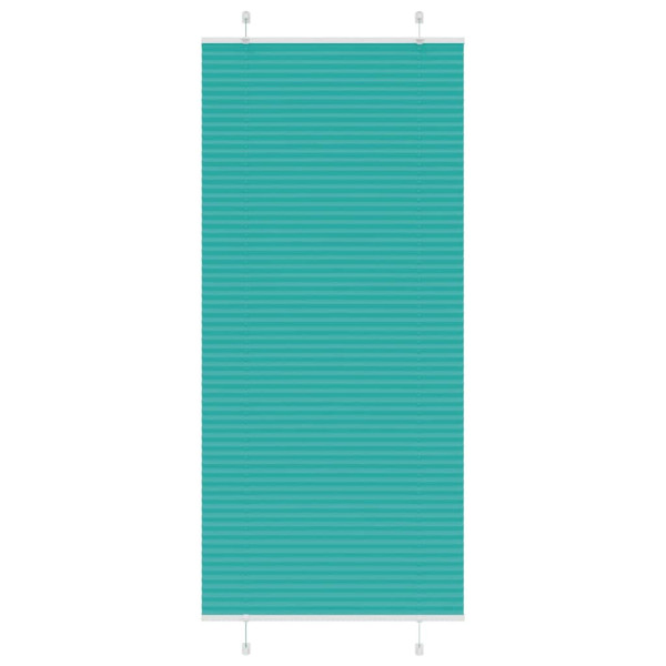 Estor Plisado verde petróleo 85x200 cm Tela Ancho 84.4 cm D