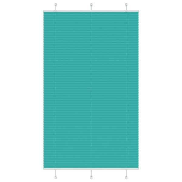 Estor Plisado verde petróleo 120x200 cm Tela Ancho 119.4 cm D