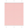 Estor Plisado rosa 105x100 cm Tela Ancho 104.4 cm Poliéster 1