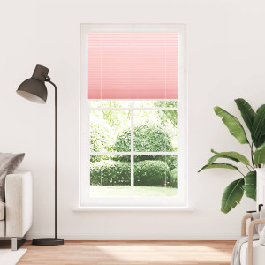 Estor Plisado rosa 105x200 cm Tela Ancho 104.4 cm Poliéster H