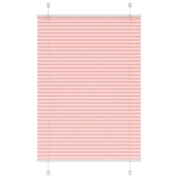 Estor Plisado rosa 85x150 cm Tela Ancho 84.4 cm Poliéster D