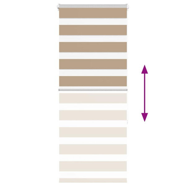 Cortina de zebra 60x150 cm largura do tecido 55.9 cm poliéster M 5