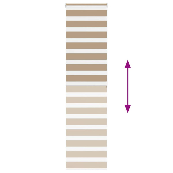 Cortina de zebra 65x200 cm largura do tecido 60.9 cm poliéster M 5