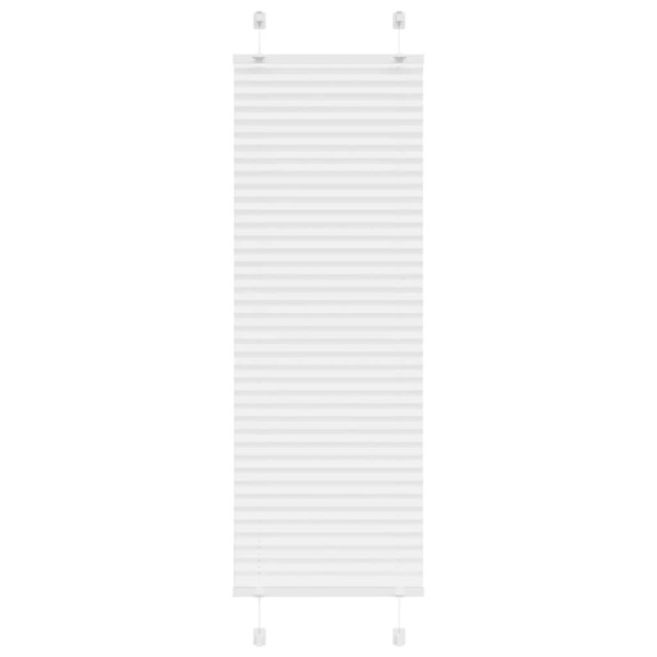 Estor Plisado blanco 40x100 cm Tela Ancho 39.4 cm Poliéster D