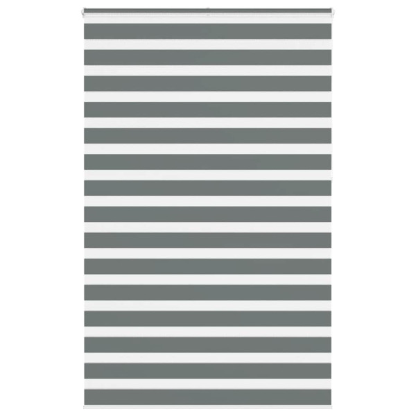 Estor cebra gris oscuro tejido ancho 135.9 cm poliéster D