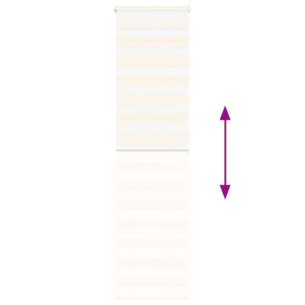 Estor cebra beige mármol tejido ancho 55.9 cm poliéster M 5