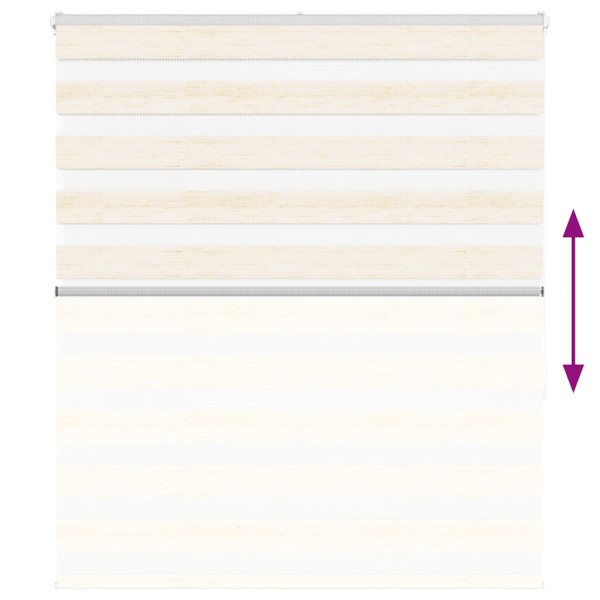 Cortina de zebra 130x150 cm largura do tecido 125.9cm poliéster M 5