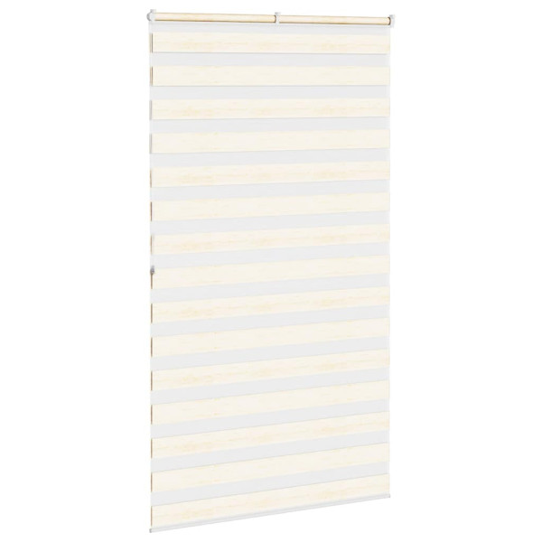 Estor cebra beige mármol tejido ancho 125.9 cm poliéster M 4
