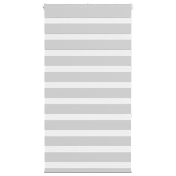 Estor cebra gris claro 85x150 cm tejido ancho 80.9 cm poliéster D