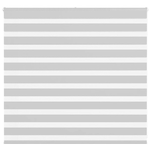 Estor cebra gris claro 155x100cm tejido ancho 150.9cm poliéster D