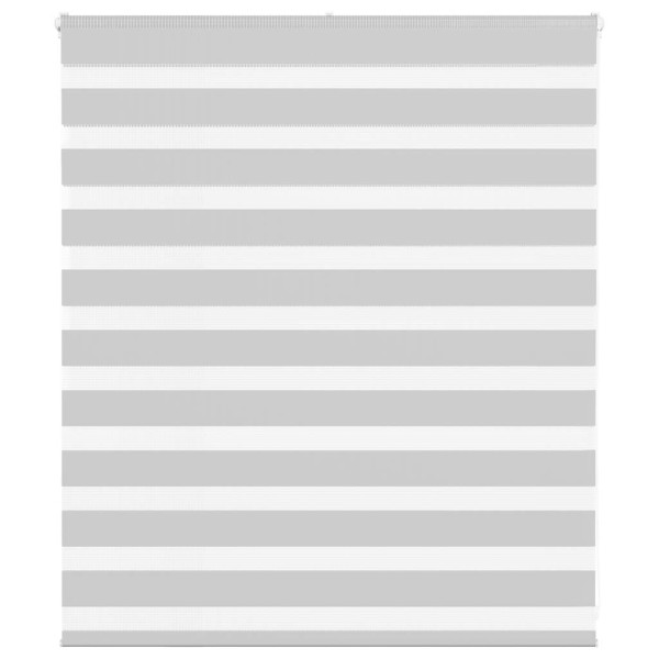Estor cebra gris claro 120x100cm tejido ancho 115.9cm poliéster D