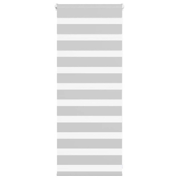 Estor cebra gris claro 60x100cm tejido ancho 55.9 cm poliéster D