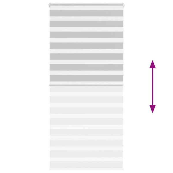 Cortina de zebra 95x230 cm largura do tecido 90.9 cm poliéster M 5