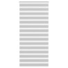Estor cebra gris claro 105x230cm tejido ancho 100.9cm poliéster 1