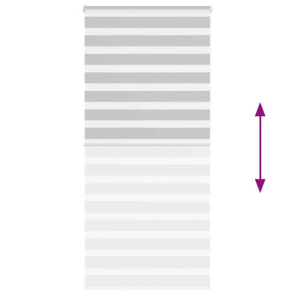 Cortina de zebra 105x230 cm largura do tecido 100.9cm poliéster M 5
