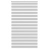 Estor cebra gris claro 130x200cm tejido ancho 125.9cm poliéster 1