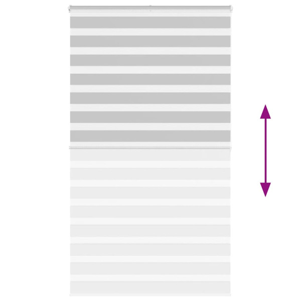 Cortina de zebra 130x200 cm largura do tecido 125.9cm poliéster M 5