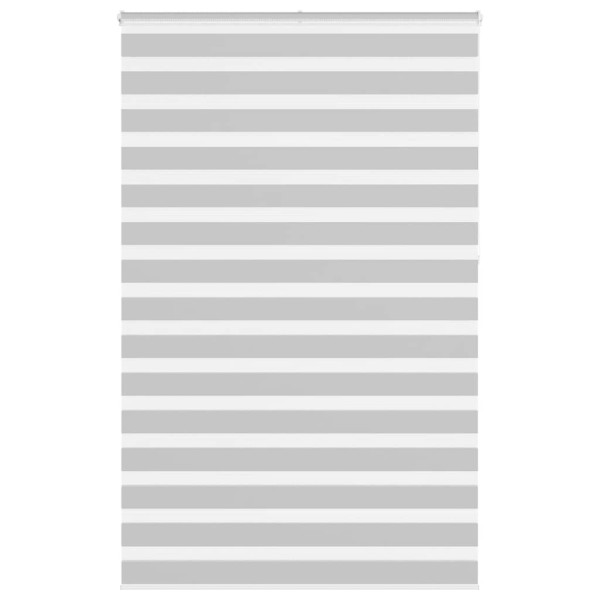 Estor cebra gris claro 150x230cm tejido ancho 145.9cm poliéster D