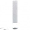 Lámpara de pie con soporte blanco E27 121 cm 2