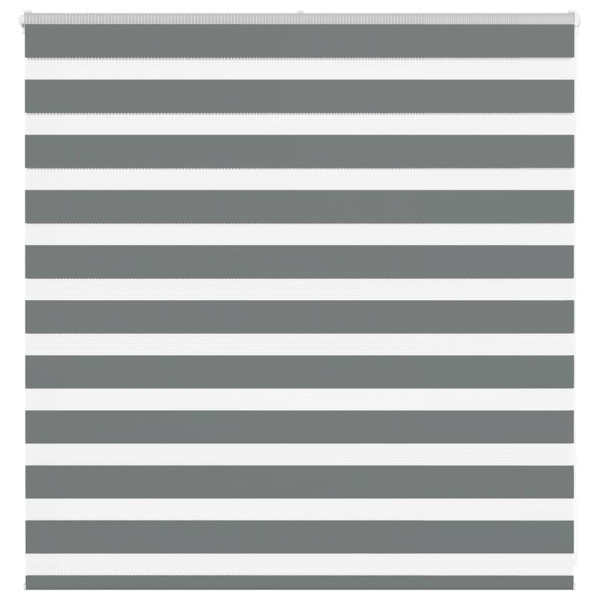 Estor cebra gris oscuro tejido ancho 145.9 cm poliéster D