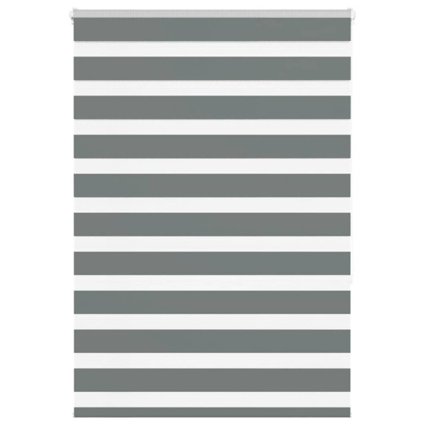 Estor cebra gris oscuro tejido ancho 110.9 cm poliéster D