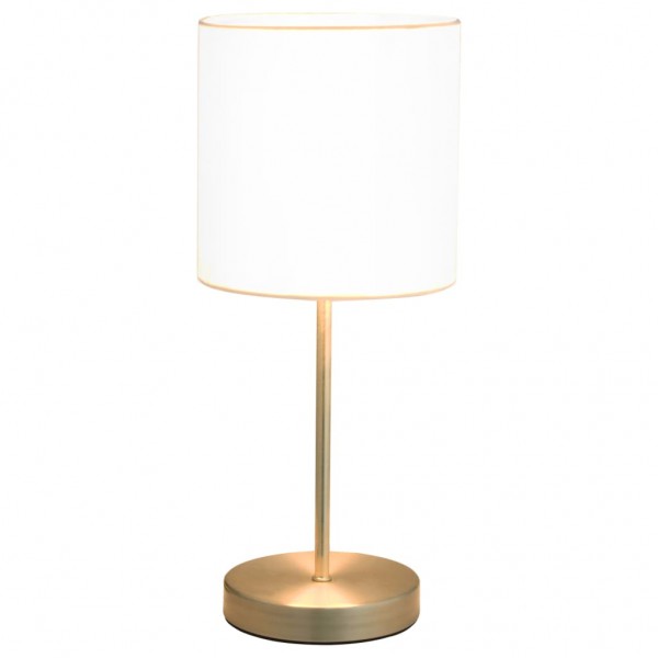 Lámparas de mesa 2 unidades  con botón táctil blanco E14 M 5