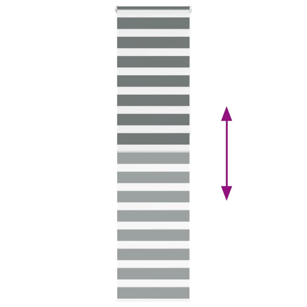 Cortina de zebra 65x230 cm largura do tecido 60.9 cm poliéster M 5
