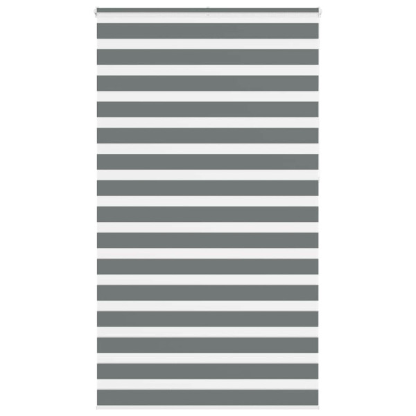 Estor cebra gris oscuro tejido ancho 120.9 cm poliéster D