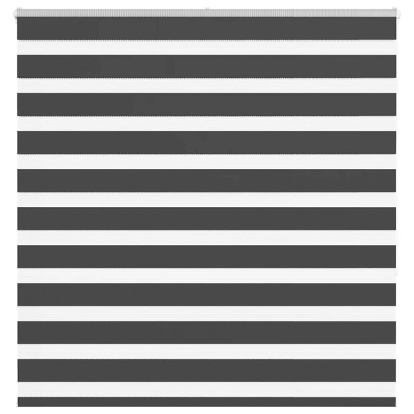 Estor cebra negro 150x150 cm tejido ancho 145.9 cm poliéster D