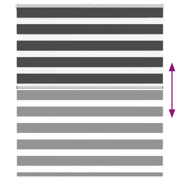 Cortina de zebra 120x100 cm largura do tecido 115.9cm poliéster M 5