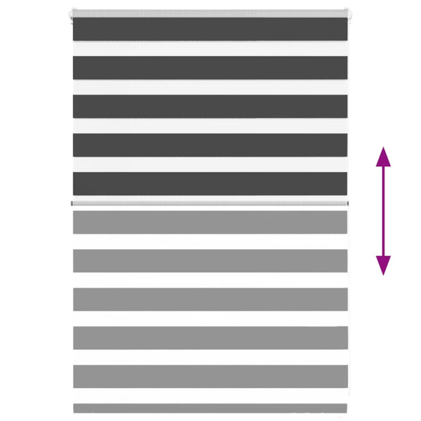 Cortina de zebra 110x100 cm largura do tecido 105.9cm poliéster M 5