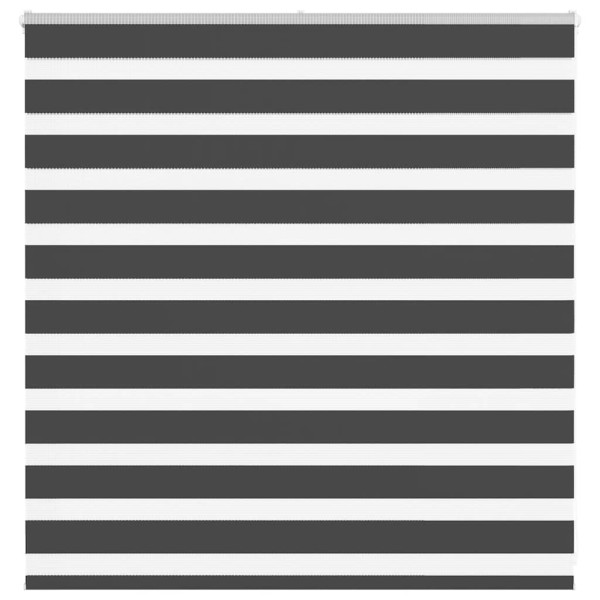 Estor cebra negro 145x100 cm tejido ancho 140.9 cm poliéster D