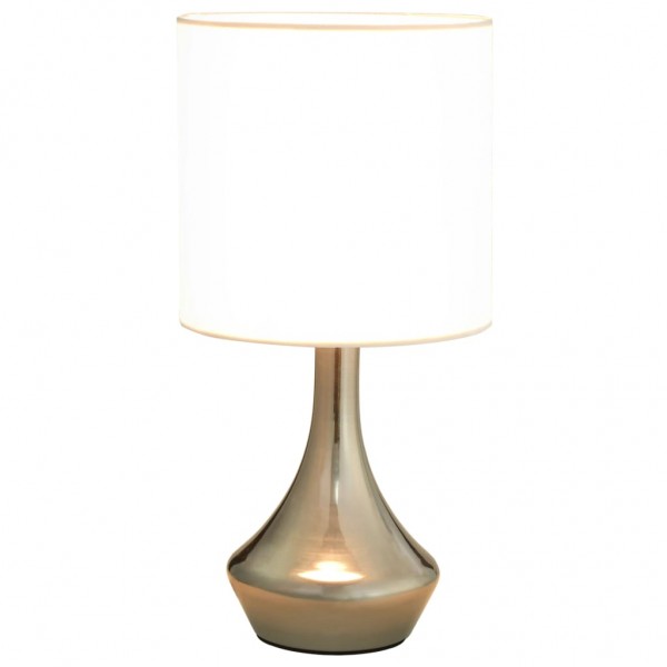 Lámparas de mesa táctiles 2 unidades blanco E14 M 5