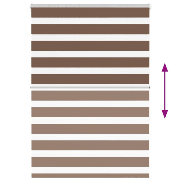 Cortina de zebra 115x150 cm largura do tecido 110.9cm poliéster M 5