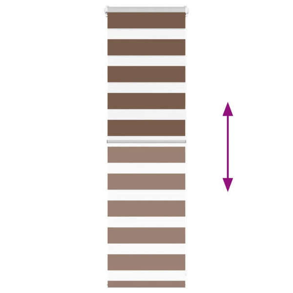 Tapete de zebra marrom 45x100 cm de largura tecido 40,9 cm de poliéster M 5