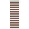 Persiana zebra marrom 90x230 cm largura tecido 85,9 cm poliéster 1