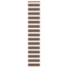 Estor cebra marrón 45x200 cm tejido ancho 40.9 cm poliéster 1