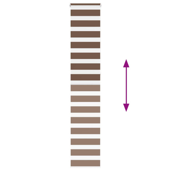 Cortina de zebra 45x230 cm largura do tecido 40.9 cm poliéster M 5