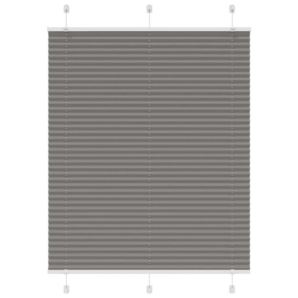 Estor Plisado Antracita 110x150 cm Tela Ancho 109.4cm Poliéster D