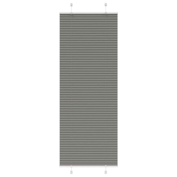 Estor Plisado Antracita 80x200 cm Tela Ancho 79.4 cm Poliéster D